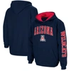 Colosseum Youth  Navy Arizona Wildcats 2-hit Team Pullover Hoodie In Navy