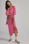 Daily Practice By Anthropologie Barre Midi Dress In Pink