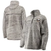 G-iii 4her By Carl Banks Women's  Gray Buffalo Sabres Sherpa Quarter-zip Pullover Jacket In Gray