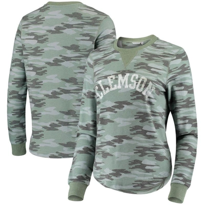 Camp David Camo Clemson Tigers Comfy Pullover Sweatshirt