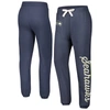 G-iii 4her By Carl Banks College Navy Seattle Seahawks Scrimmage Fleece Pants In Navy