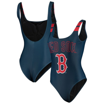 Foco Women's  Navy Boston Red Sox One-piece Bathing Suit
