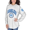 Pressbox Women's White North Carolina Tar Heels Edith Long Sleeve T-shirt In White