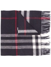 BURBERRY GIANT CHECK CASHMERE SCARF