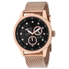 Christian Van Sant Rio Quartz Black Dial Mens Watch Cv8714 In Black / Gold Tone / Rose / Rose Gold Tone