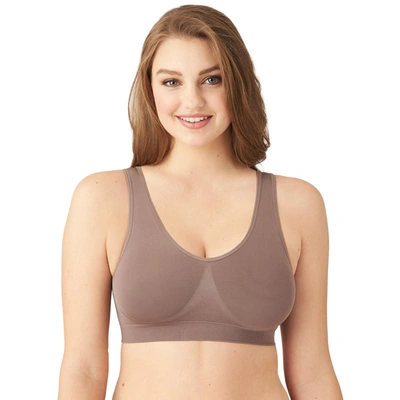 Wacoal B-smooth Wireless Bralette 835275 In Deep Taupe