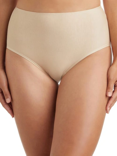 Tc Fine Intimates Cotton Modal Full Brief In Warm Beige