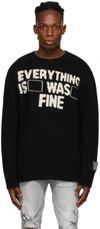 トップス Ksubi Black Im Fine Knit Crewneck BOXKNITCREWWASHEDBLACK_0401_60
