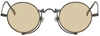 Matsuda Black & Orange 10601h Sunglasses In Matte Black