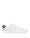 PS BY PAUL SMITH PS PAUL SMITH MENS SHOE REX WHITE ZEBRA NAVY TAB MAN SNEAKERS WHITE SIZE 9 SOFT LEATHER