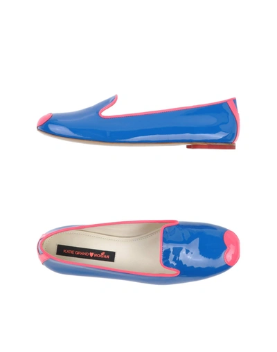 Katie Grand Loves Hogan Loafers In Blue
