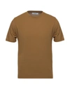 Alpha Studio T-shirts In Beige