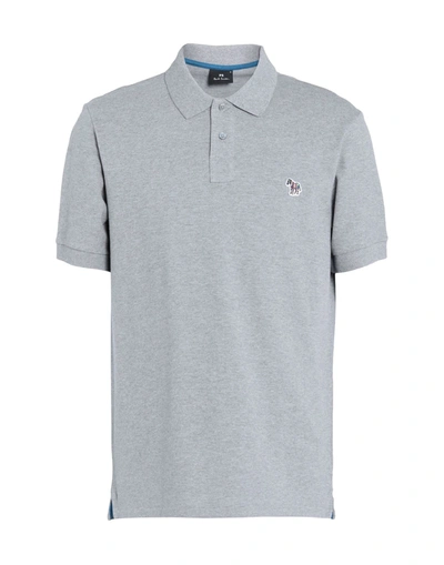 Ps By Paul Smith Polo Shirts In Grey