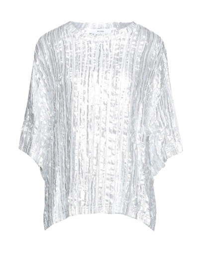 In.no In. No Blouses In Silver