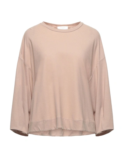 Zanone T-shirts In Beige