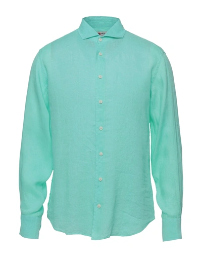 Mc2 Saint Barth Shirts In Light Green