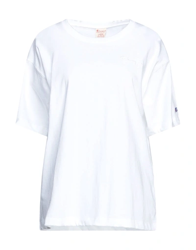 Champion T-shirts In White