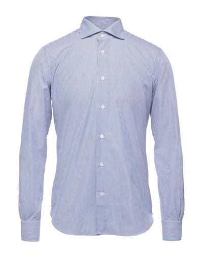 Mazzarelli Shirts In Blue