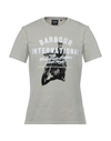 Barbour T-shirts In Beige
