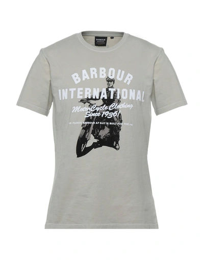 Barbour T-shirts In Beige