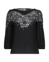 Elisabetta Franchi Blouses In Black