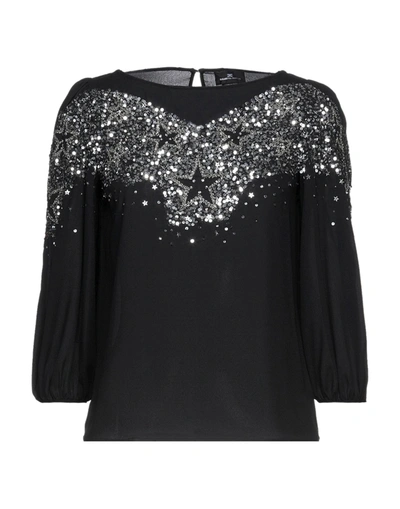 Elisabetta Franchi Blouses In Black