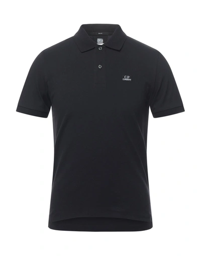 C.p. Company Polo Shirts In Black