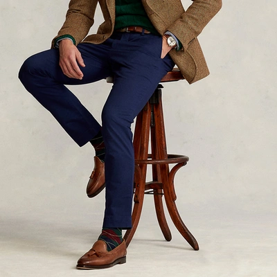 Polo Ralph Lauren Stretch Slim Fit Chino Pant In Newport Navy