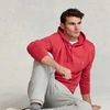 Polo Ralph Lauren Jersey Hooded T-shirt In Starboard Red