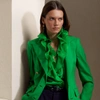 Polo Ralph Lauren Camden Double-breasted Cashmere Jacket In Spring Green