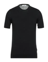 Alpha Studio Sweaters In Black