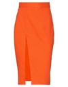 Dsquared2 Midi Skirts In Orange