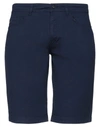 Yes Zee By Essenza Man Shorts & Bermuda Shorts Midnight Blue Size 30 Cotton, Elastane