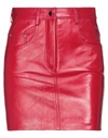 Manokhi Mini Skirts In Red