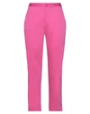 BARBA NAPOLI BARBA NAPOLI WOMAN PANTS FUCHSIA SIZE 6 COTTON, ELASTANE