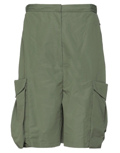 Outhere Woman Shorts & Bermuda Shorts Military Green Size S Polyester