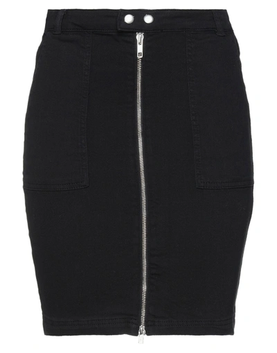 Minimum Denim Skirts In Black