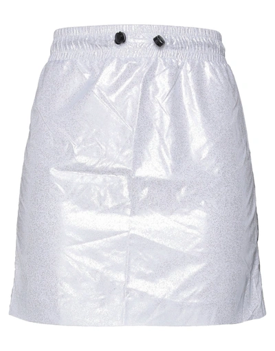 Chiara Ferragni Mini Skirts In Silver