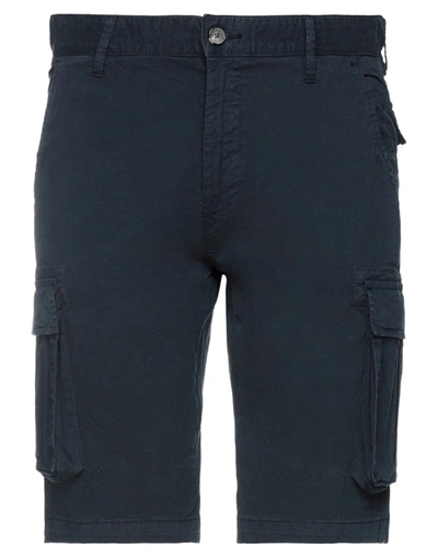 Markup Man Shorts & Bermuda Shorts Midnight Blue Size 26 Cotton, Elastane