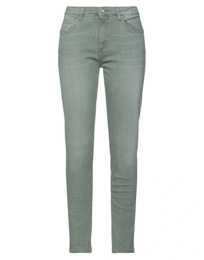 Manila Grace Jeans In Sage Green