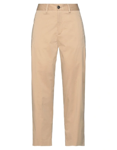 Closed Pants In Beige