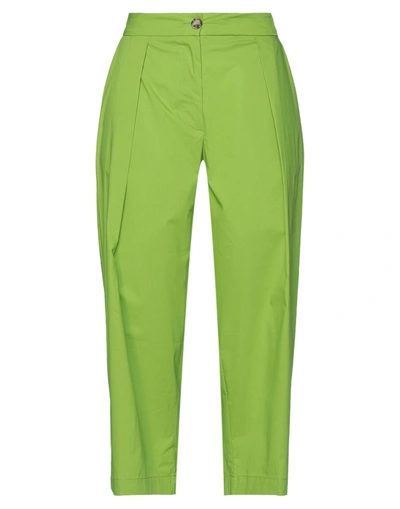 Solotre Cropped Pants In Green