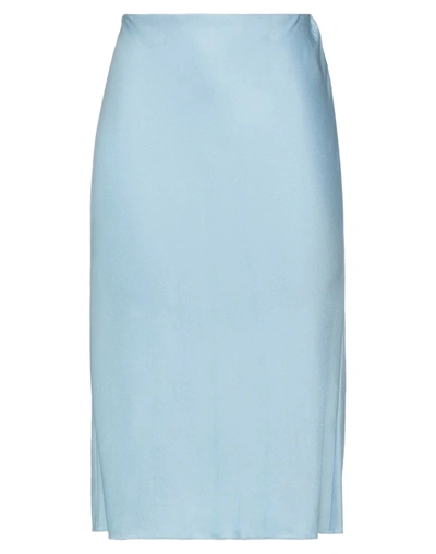 Ralph Lauren Midi Skirts In Blue