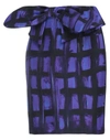 MOSCHINO MOSCHINO WOMAN MINI SKIRT PURPLE SIZE 6 VISCOSE