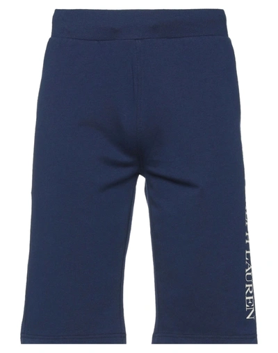 Polo Ralph Lauren Man Shorts & Bermuda Shorts Midnight Blue Size S Cotton, Polyester