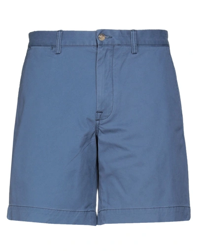 Polo Ralph Lauren Man Shorts & Bermuda Shorts Pastel Blue Size 32 Cotton, Elastane