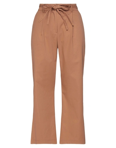 Emma & Gaia Pants In Beige