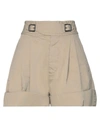 Dsquared2 Woman Shorts & Bermuda Shorts Beige Size 2 Cotton