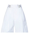 Dsquared2 Woman Shorts & Bermuda Shorts White Size 2 Cotton