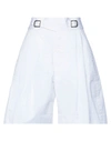 Dsquared2 Woman Shorts & Bermuda Shorts White Size 2 Cotton In White